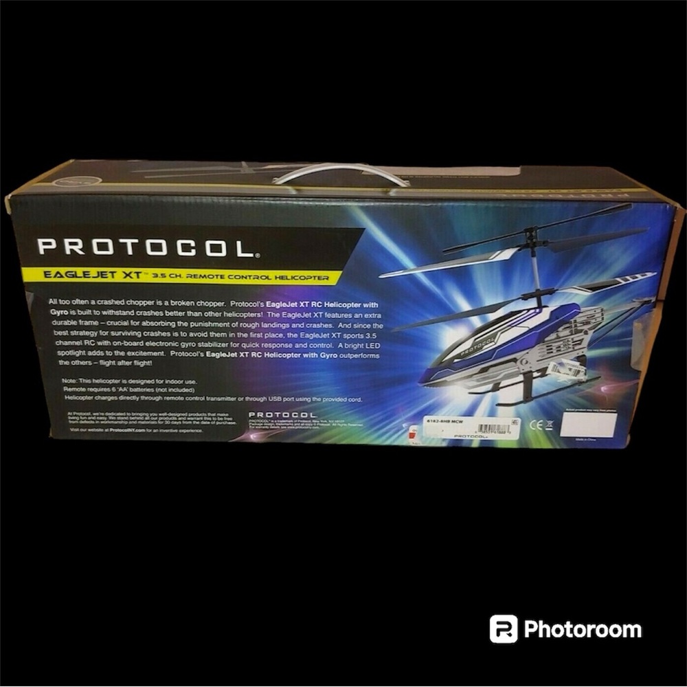 NWT Protocol Eagle Jet XT Remote Control Helicopter - Picture 3 of 5